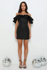 Love On Lock Off Shoulder Mini Dress