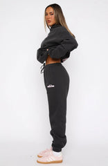 With Love In The Moment Sweatpants Charcoal