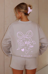 Love You Forever Oversized Sweater Moon