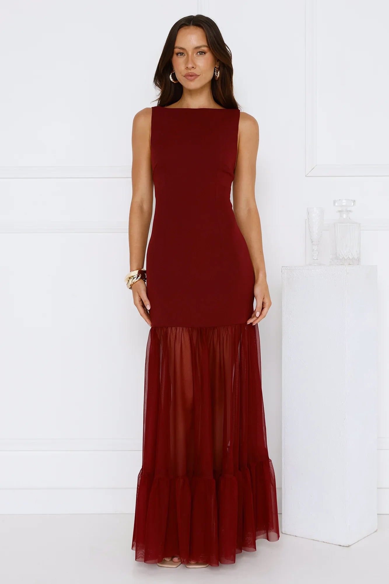 Chic Whispers Maxi Dress