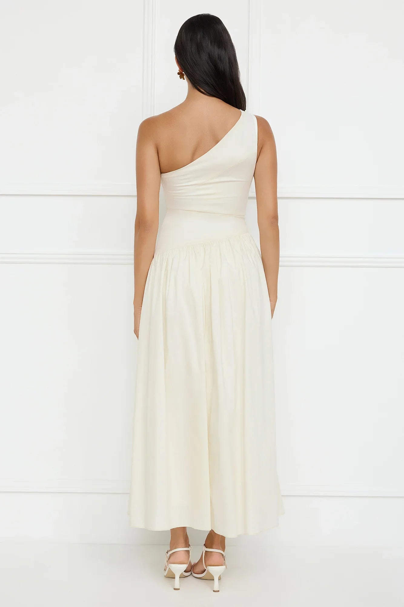 Seashell Moments One Shoulder Maxi Dress