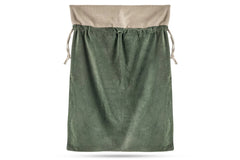 Karru Cotton Velvet Sack - Forest Green