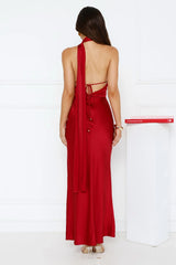 Luxe Experience Satin Maxi Dress
