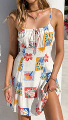 Arabelle Mini Dress - Belle Print