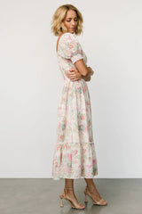 Piper Eyelet Midi Dress | Vintage Floral