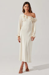 Coraline Satin Midi Dress