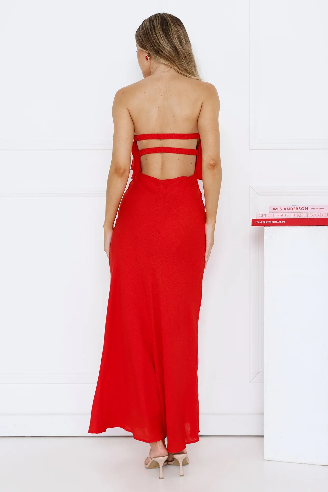 Midnight In Paris Strapless Maxi Dress