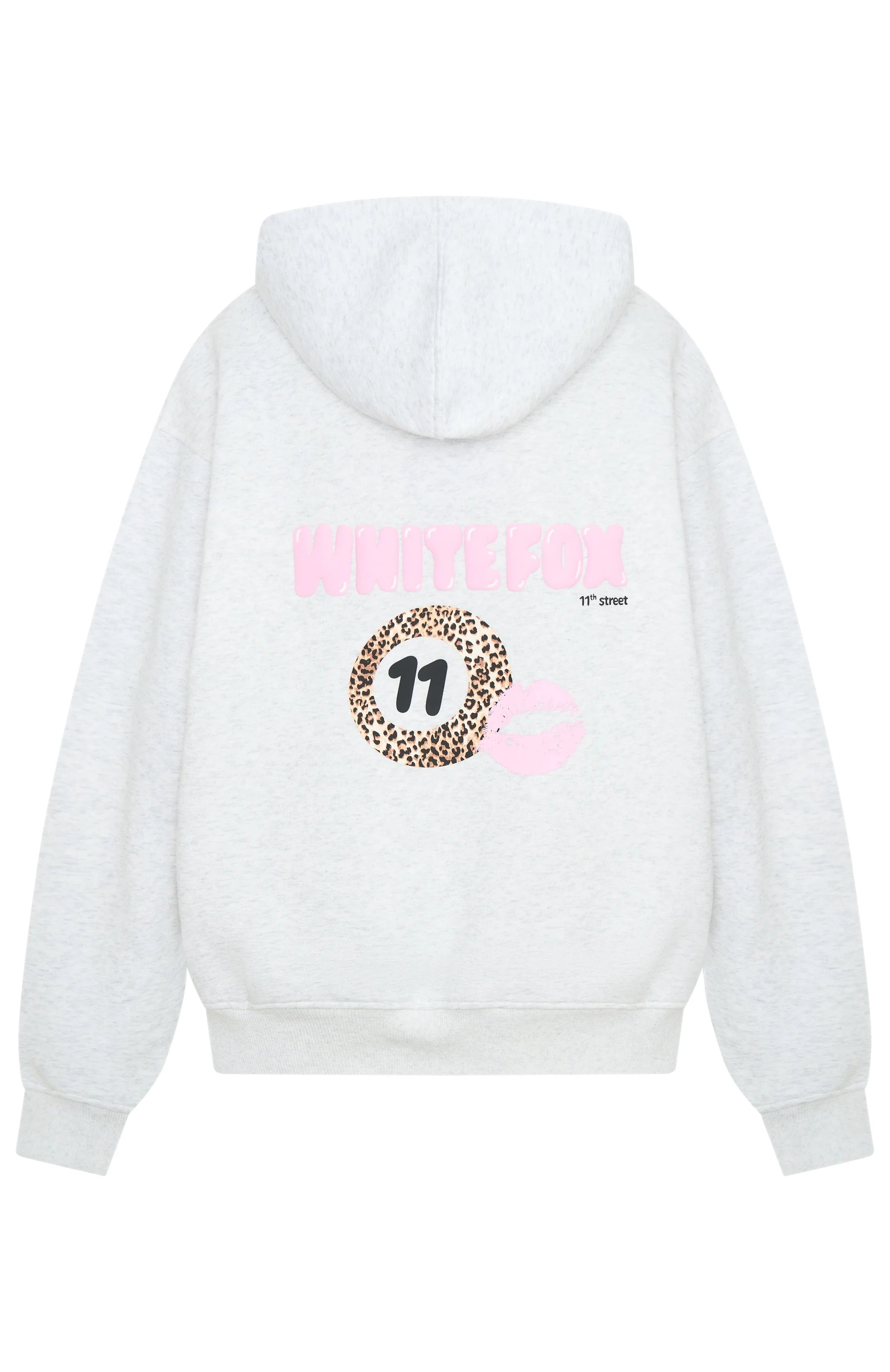 11th Street She's So Lucky Oversized Hoodie Leopard Splice