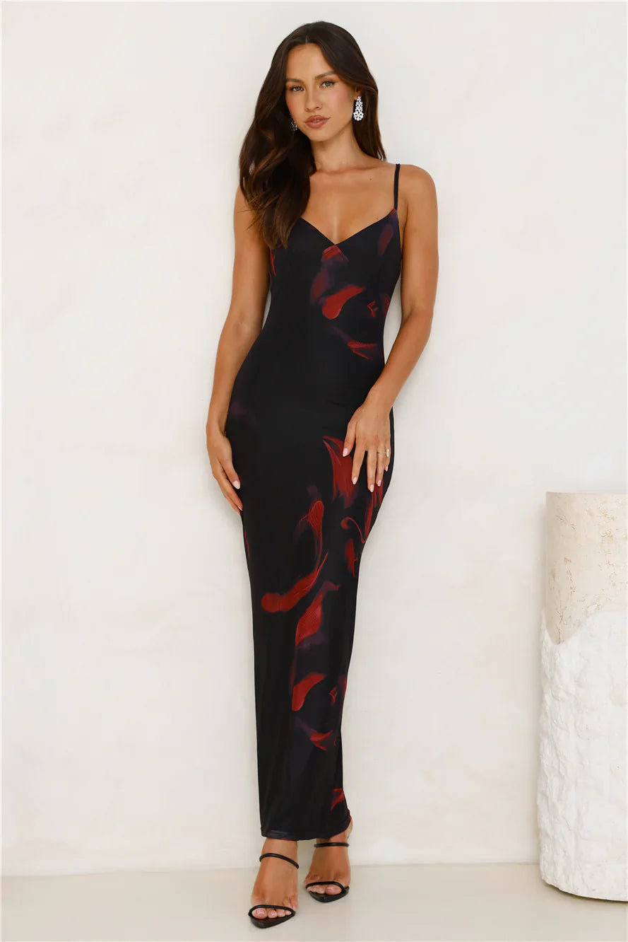 Love Based Mesh Maxi Dress
